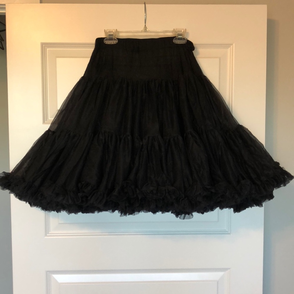 Betsey Johnson Full Black Petticoat Crinoline